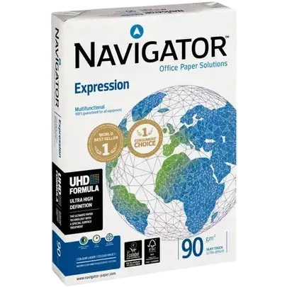 [005013] Rame de 500 de Papier Extra Blanc NAVIGATOR A4 90g/m² 1er Choix