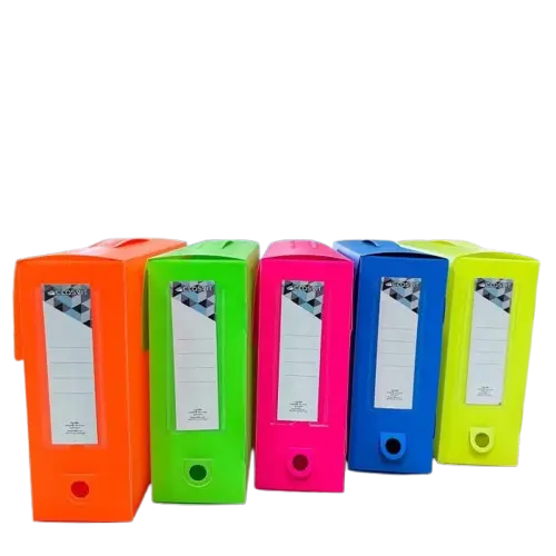 [01950] Boite D'archive CV en PP Dos 100mm Multi-Couleurs