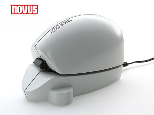 [024-0086] Agrafeuse Electrique NOVUS B10 EL 10 Feuilles en Plastique Gris