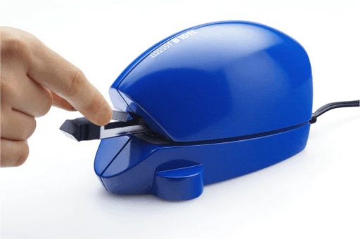 [024-0088] Agrafeuse Electrique NOVUS B10 EL 10 Feuilles en Plastique Bleu