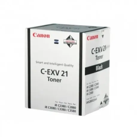 [0452B002AA] Toner CANON C-EXV21 Noir Pour Imprimantes IRC-2380 2550 2880 3080 3380 3480 3580 