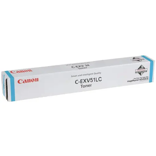 [0482C002AA] Toner CANON C-EXV 51 Cyan Pour Imprimantes  image Runner Advance C5535  C5535i C5540i  C5550i  C5560i 