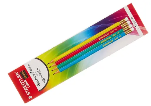 [13041HBC12] Crayon STAEDTLER Luna HB Noir