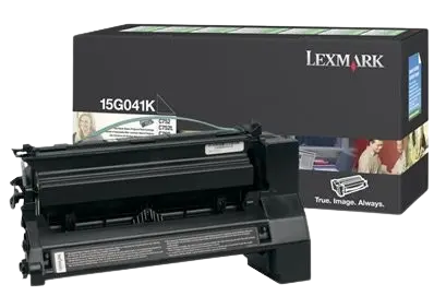 [15G041K] Toner LEXMARK Noir Pour C752  C762 C760 X752 X762 6 000 pages