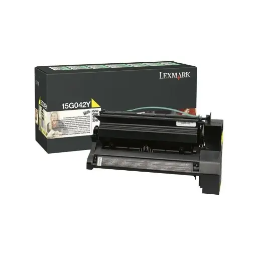 [15G041Y] Toner LEXMARK Jaune Pour C752 C762 C760 X752 X762 6 000 Pages