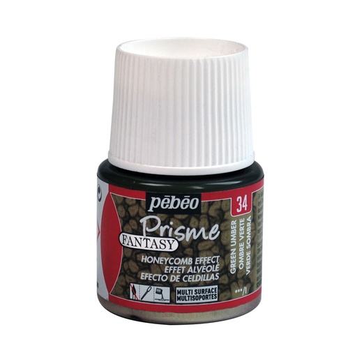 [166034] Flacon PEBEO Fantasy Prisme 45ml Terre d'ombre verte