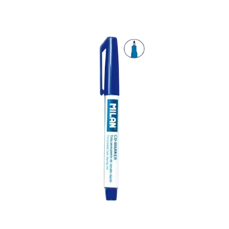 [16921121] Marqueur Permanent MILAN pour CD DVD Bleu