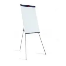 [1901914E/1905243] Tableau blanc magnétique chevalet NOBO Nautile 67.5x100cm