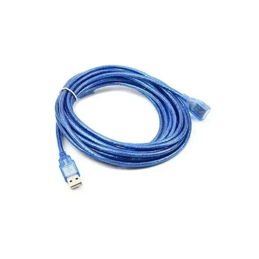 [1984] Câble D'extension USB M/F CAPSYS Bleu Sous Blister 10m