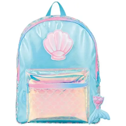 [2013-F] Sac à Dos Scolaire TIGER Fun Time pour Fille 3 Compartiments Bleu