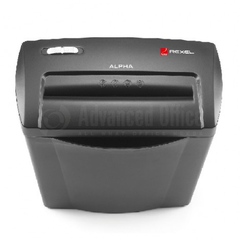 [2102023EU] Destructeur de Documents REXEL Alpha Coupe Croisée P-4 5 Feuilles 14 Litre
