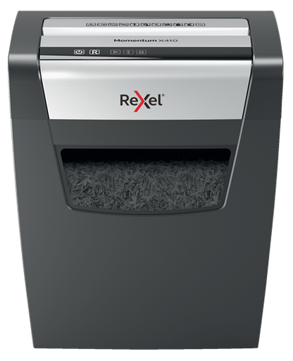 [2104571EU] Destructeur de Documents REXEL Momentum X410 Coupe Croisé P-4 10 Feuilles 23 Litre