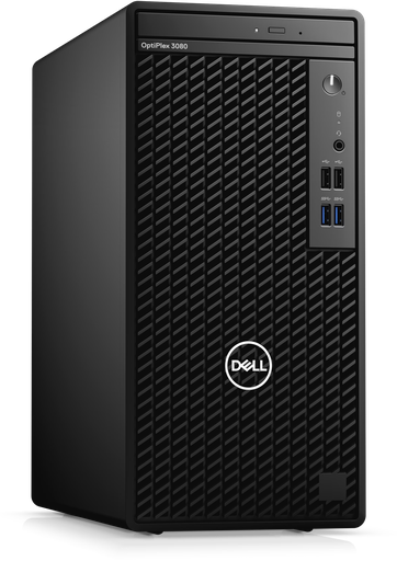 [273567816/3600/4096] Ordinateur de Bureau DELL Optiplex 3080 SFF Intel Core i3-10100 4Go 500Go Linux