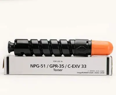 [2785B002AA] Toner CANON C-EXV33/GPR35 Noir pour 2520/2520i/2525/2525i/2530/2530i