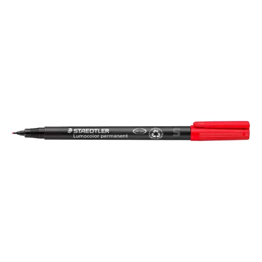 [313-2] Marqueur Permanent STAEDTLER Lumocolor S Rouge 