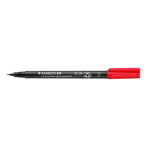 [313-2] Marqueur Permanent STAEDTLER Lumocolor S Rouge 
