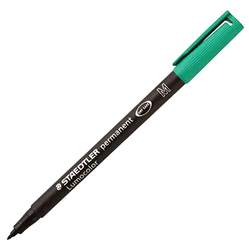 [317-5] Marqueur Permanent STAEDTLER Lumocolor M Vert 