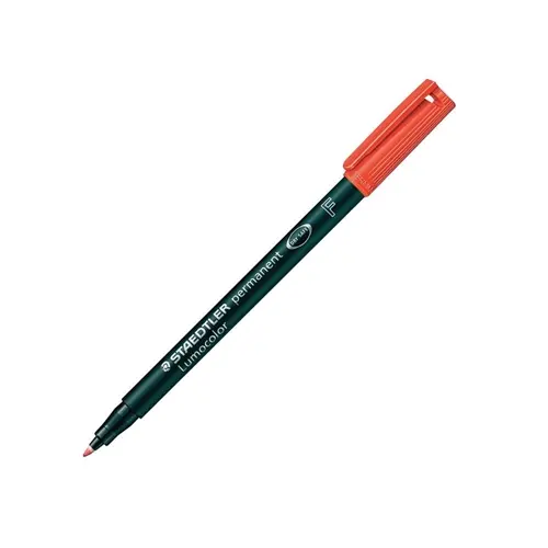 [318-2] Marqueur Permanent STAEDTLER Lumcolor F Rouge 