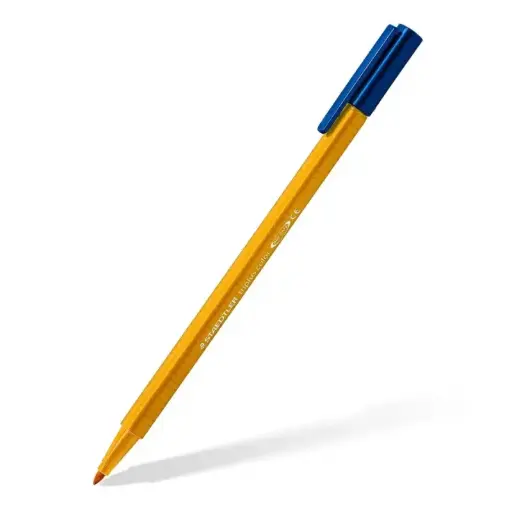 [323-16] Stylo Feutre STAEDTLER Triplus Triangulaire Lavable Doré