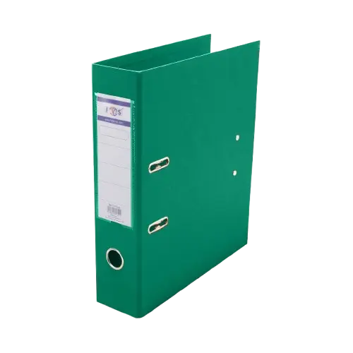 [34200-4] Classeur Chrono FABS A4+ en PP avec Perforateur Vert