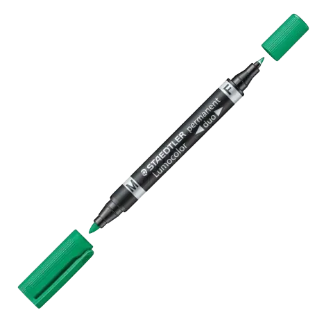 [348-5] Marqueur Permanent STAEDTLER F/M Vert