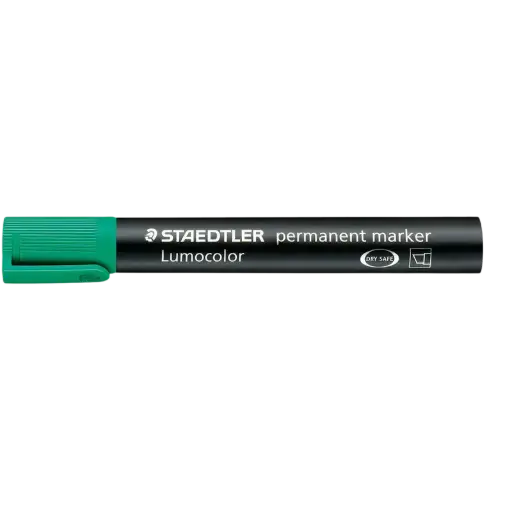 [350-5] Marqueur Permanent STAEDTLER Lumocolor 350 Coupé Vert