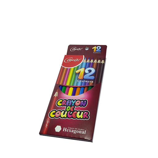 [37111] Crayons De Couleur CAMAR Boite De 12