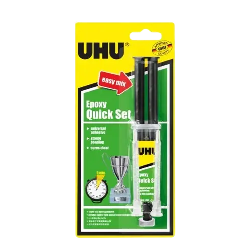 [37545] Colle Tube UHU Epoxy Quick Set 14ml sous Blister