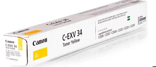[3785B002AA] Toner CANON C-EXV34 Yellow Pour IR-C2020 C2030 C2230 C2025 C2225 C2220 