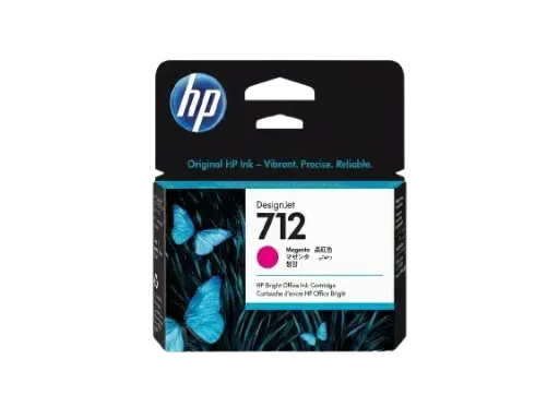 [3ED68A] Cartouche d'Encre HP Office Bright 712 Magenta pour Imprimantes DesignJet T230 T650 T630 T250