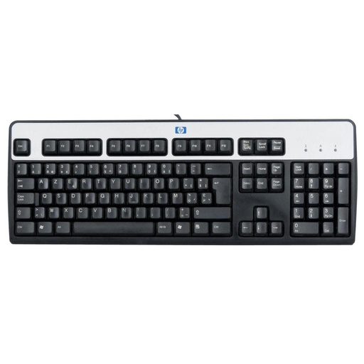 [434821-377] Clavier Filaire HP KU-0316 Qwerty USB Noir Et Gris