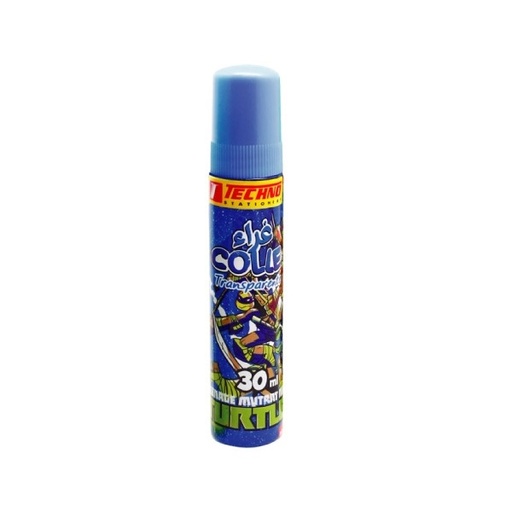[4391] Colle Stick Scolaire TECHNO 8g Motif Bleu