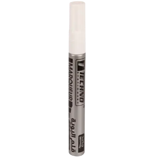 [4518] Marqueur Permanent TECHNO Blanc Multi-Surface