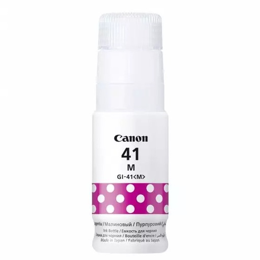 [4544C001AA] Bouteille D'encre CANON GI-41 Magenta 70ml Pour Imprimantes Pixma G1420 G2420 G2460 G3420 G3460