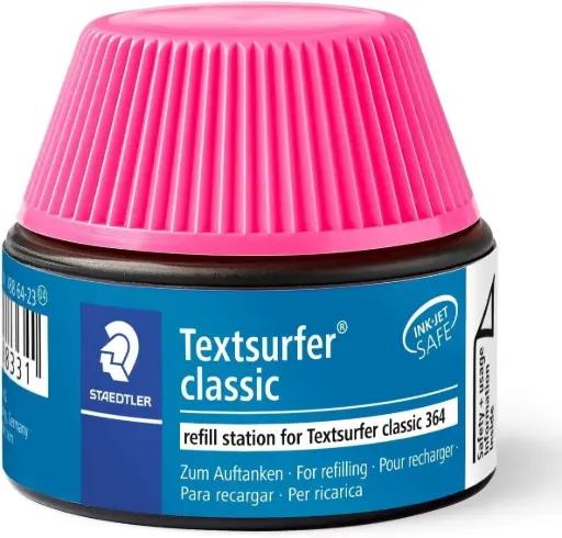 [48864-23] Recharge flacon STAEDTLER pour fluorescent Rose
