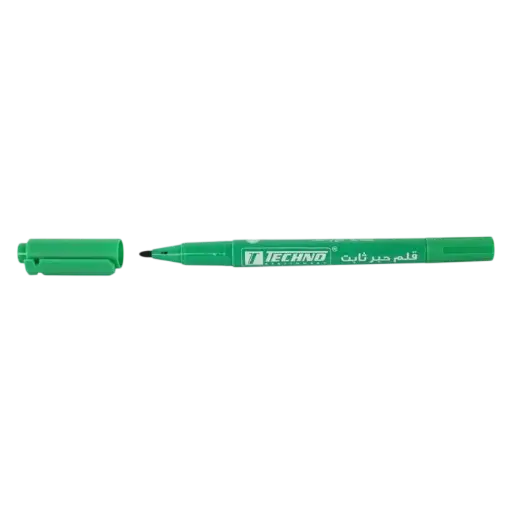 [5172] Marqueur TECHNO Double Tête pour CD/DVD Vert