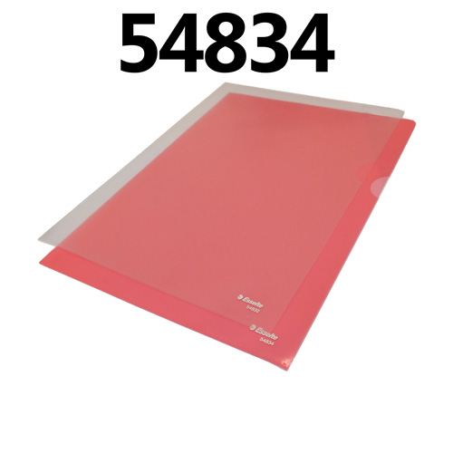 [54834] Pochette à Coin ESSELTE A4 en PP Rouge
