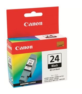 [6881A002AB] Cartouche D'encre CANON BCI-24BK Noir Pour Imprimantes S200 S300
