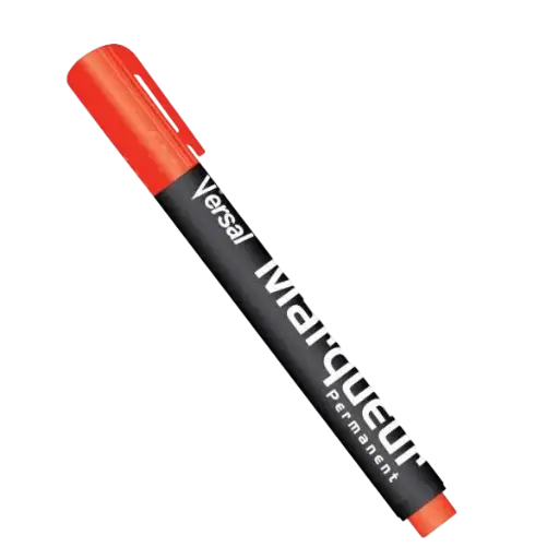 [VR-6883] Marqueur Permanent VERSAL Rouge