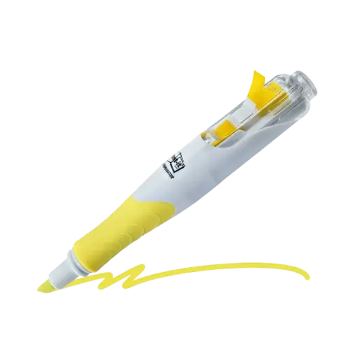 [689-H-LES] Marqueur Fluorescent POST-IT 3M Flag 2en1 50 Marque Page Jaune