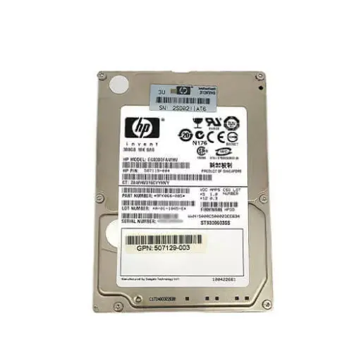 [693569-001] Disque Dur Interne HP 300Go 6Go/s SAS 10K 2.5"