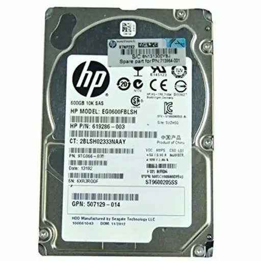 [693569-003] Disque Dur Interne HP Entreprise 600Go 6G SAS 10K SFF 2.5"