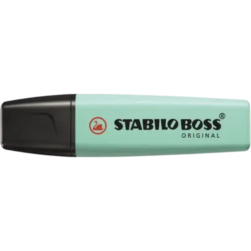 [70/113] Marqueur Fluorescent STABILO Boss Original en Biseau Bleu Pastel