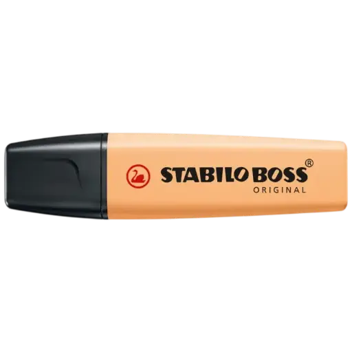 [70/125] Marqueur Fluorescent STABILO Boss Original en Biseau Abricot
