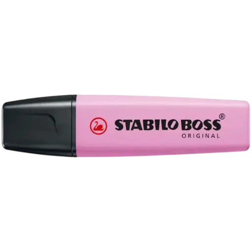[70/158] Marqueur Fluorescent STABILO Boss Original en Biseau Mauve Pastel