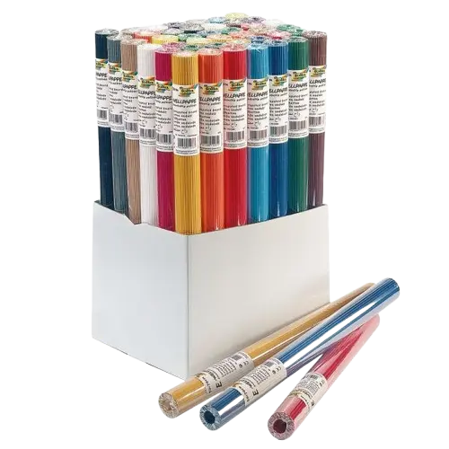 [741100] Rouleau de Papier ondule FOLIA Blanc 50 x 70cm