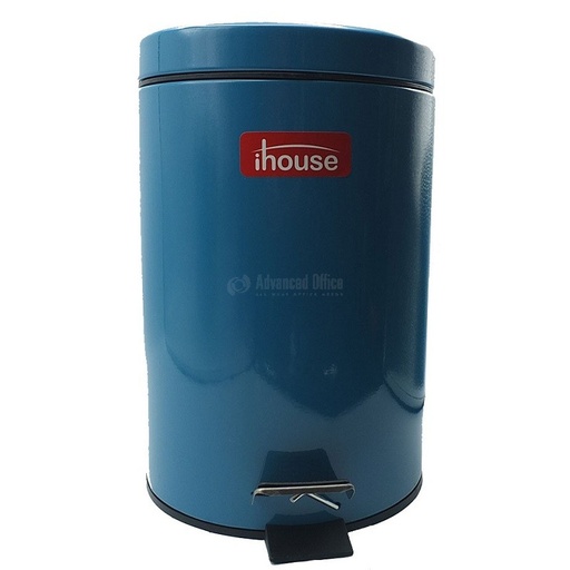 [79054] Corbeille à Papier IHOUSE Métallique à Pédale 7L Ronde Multi-Couleurs
