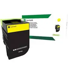 [80C8SY0] Toner LEXMARK 808s Yellow Pour Imprimantes CX310 CX410 CX510 