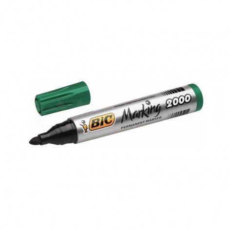 [8209123] Marqueur Permanent BIC Marking 2000 Ronde Vert