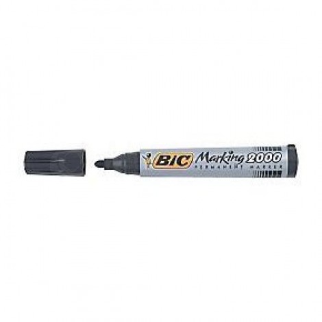 [8209153] Marqueur Permanent BIC Marking 2000 Ronde Noir